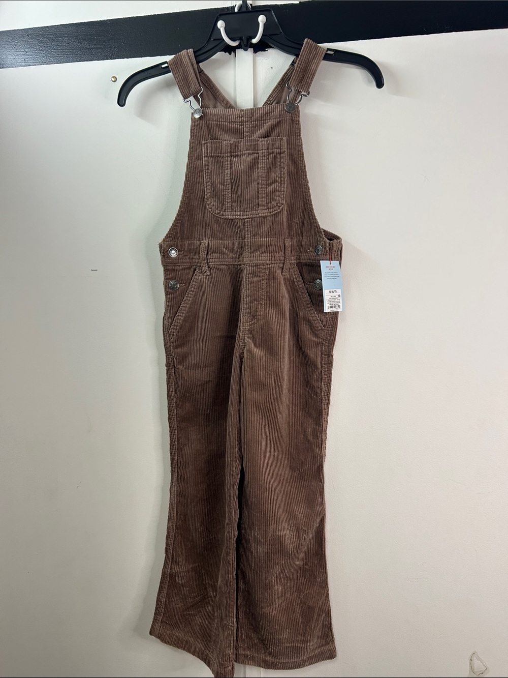 OshKosh B'gosh Brown Corduroy Overalls Jumpsuit
